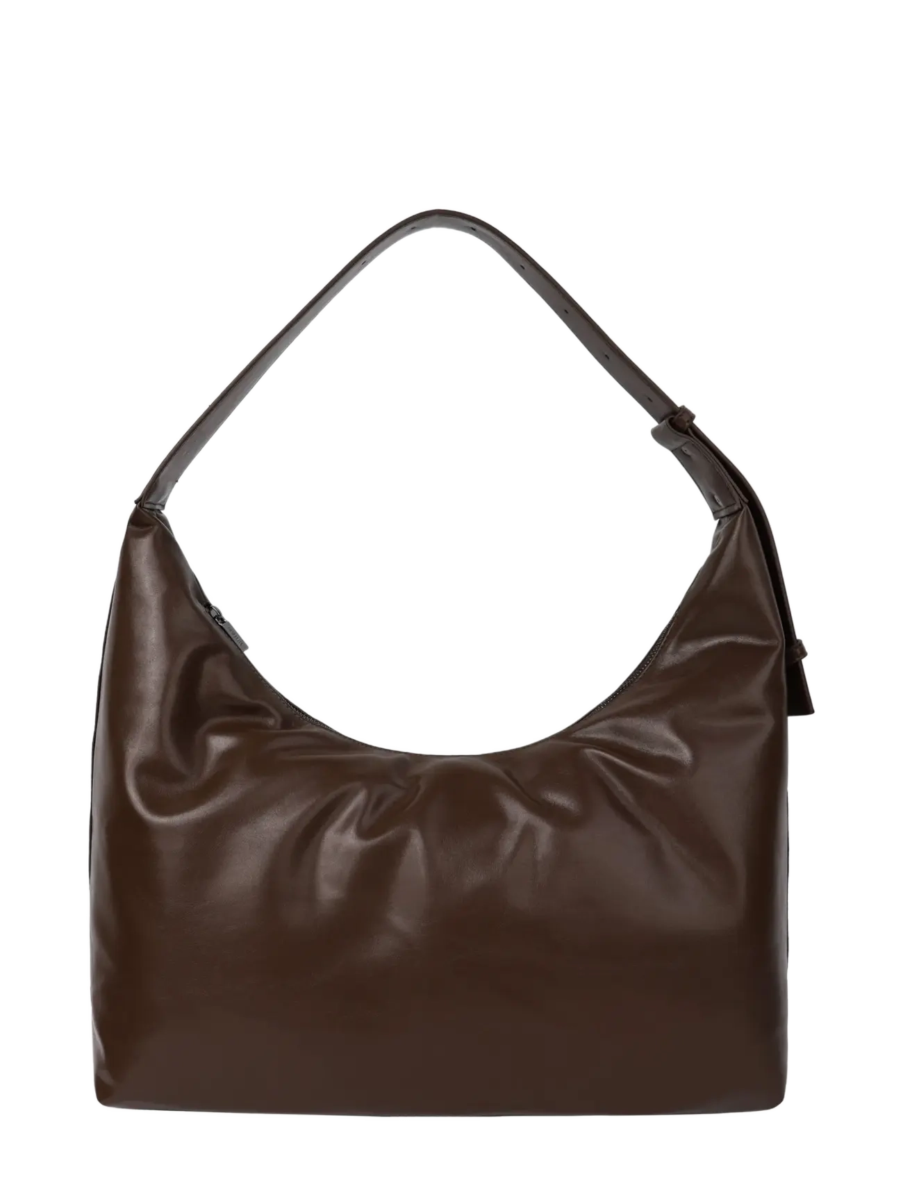 HVISK LANE GLOSSY STRUCTURE - Väskor - 496 COCOA / brown