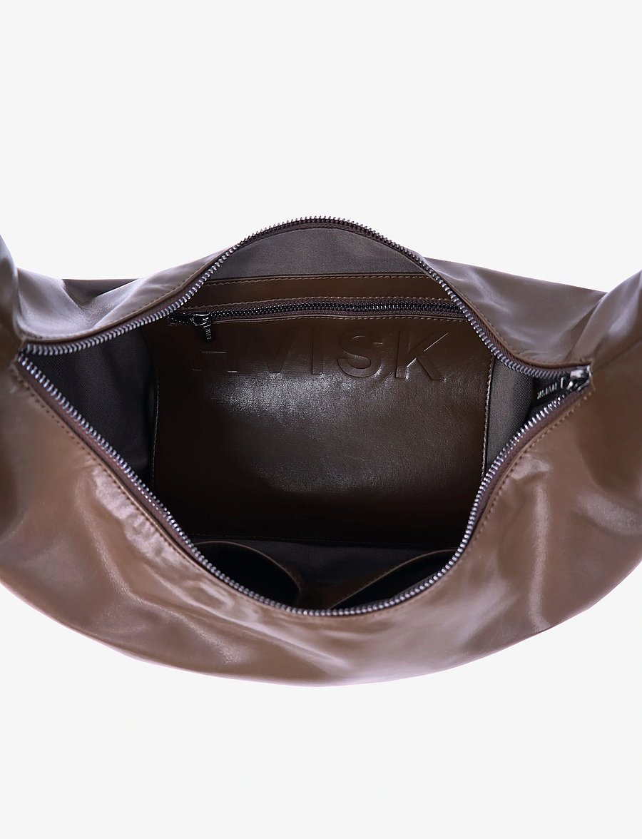 HVISK - LANE GLOSSY STRUCTURE - hverdags stil - 496 cocoa - 4