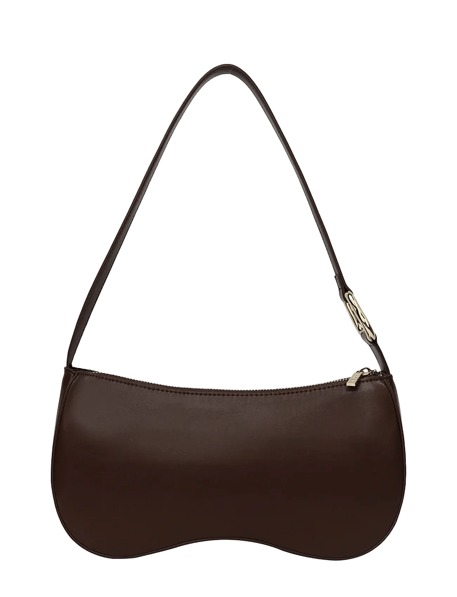 HVISK - BASAL GLOSSY STRUCTURE HARDWARE - handväskor - 496 cocoa - 1