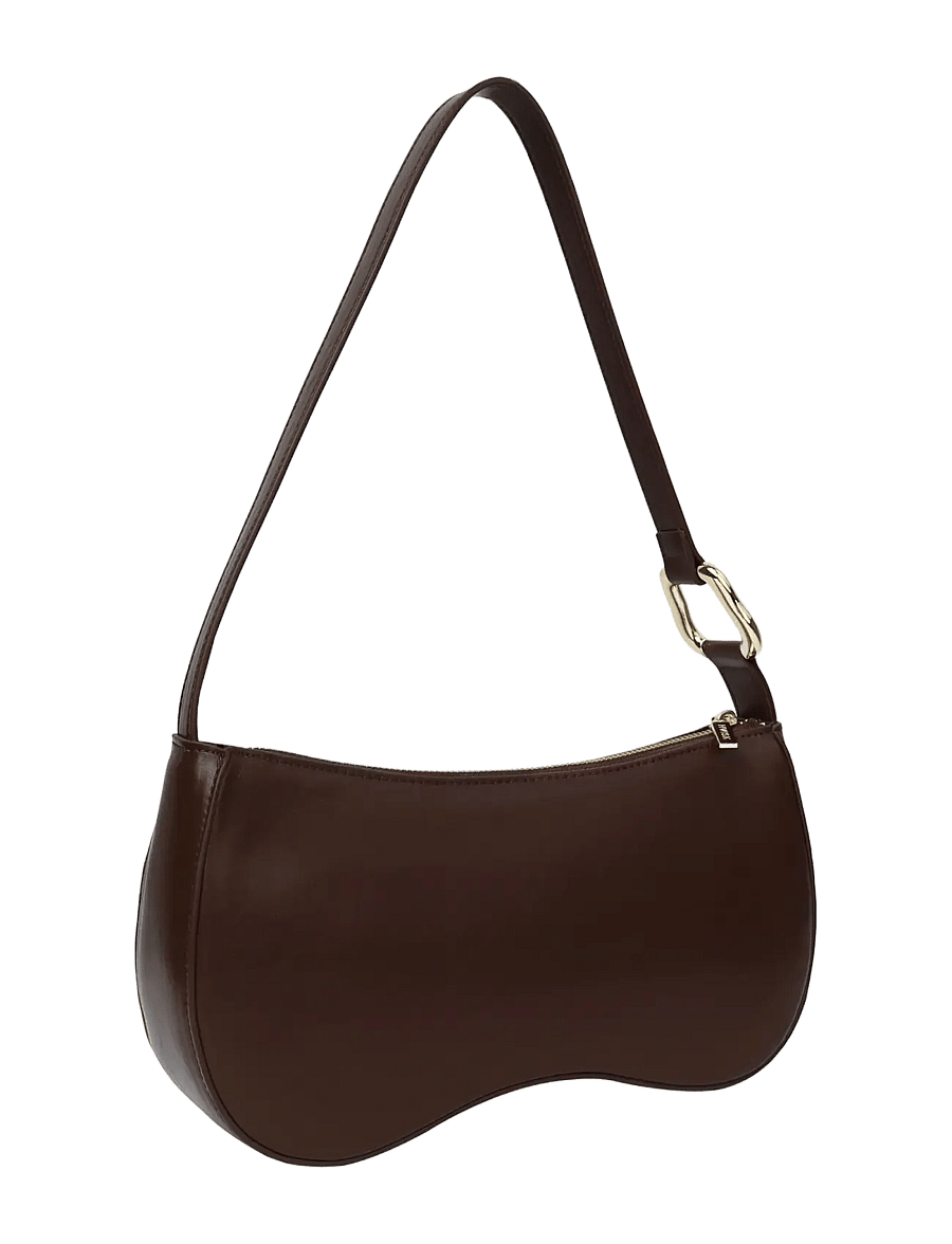 HVISK - BASAL GLOSSY STRUCTURE HARDWARE - handväskor - 496 cocoa - 2