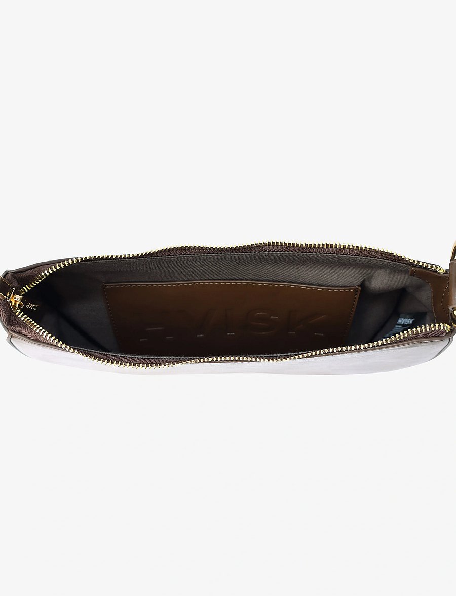 HVISK - BASAL GLOSSY STRUCTURE HARDWARE - handväskor - 496 cocoa - 4