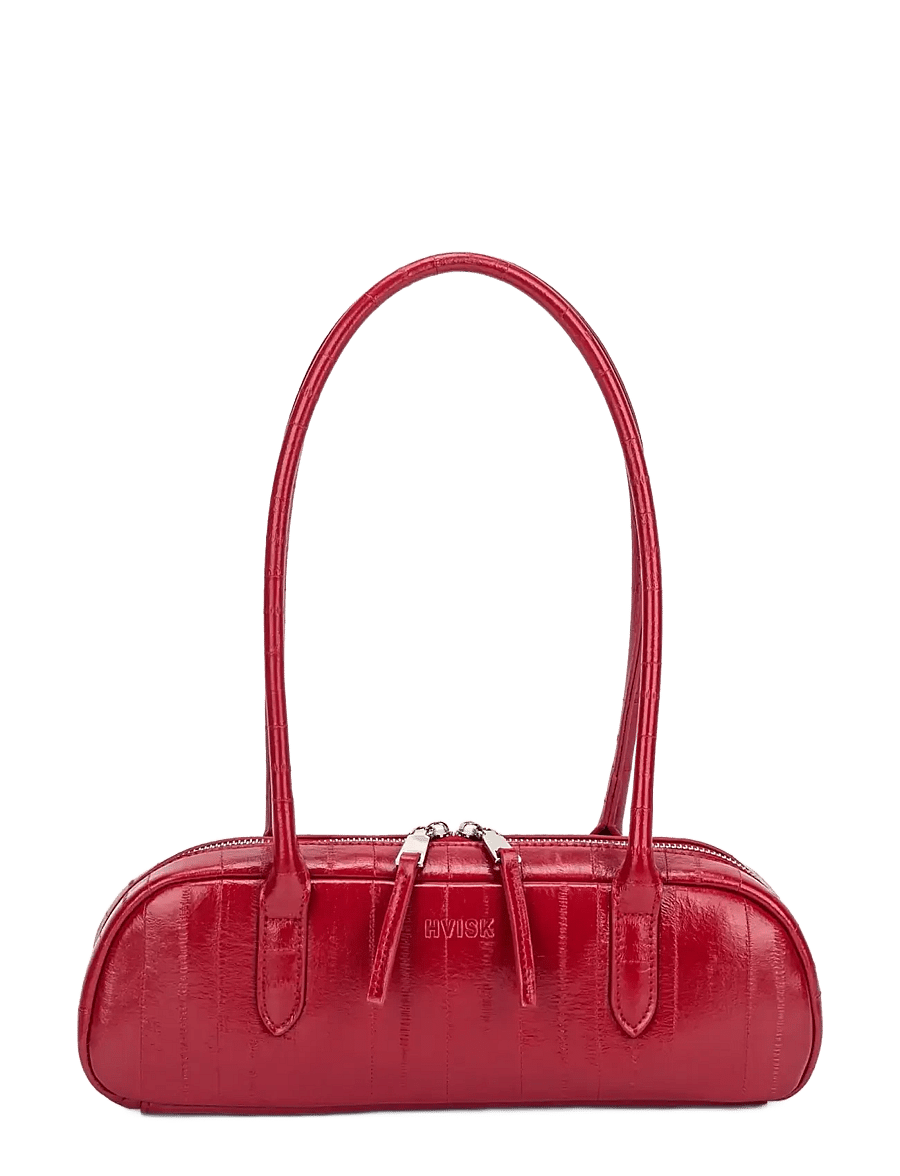 HVISK - JUNIPER STROKE STRUCTURE - alltags-style - 494 scarlet red - 1