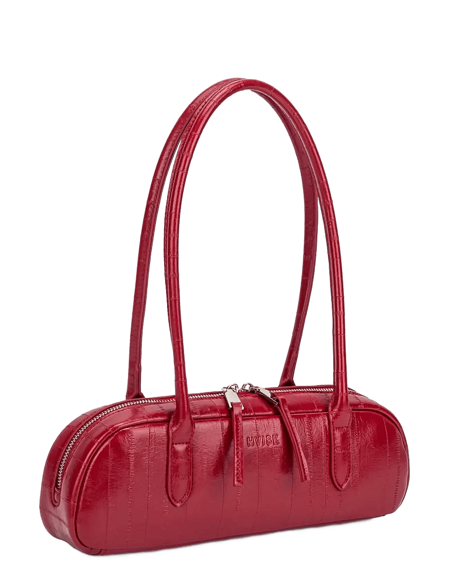 HVISK - JUNIPER STROKE STRUCTURE - alltags-style - 494 scarlet red - 2
