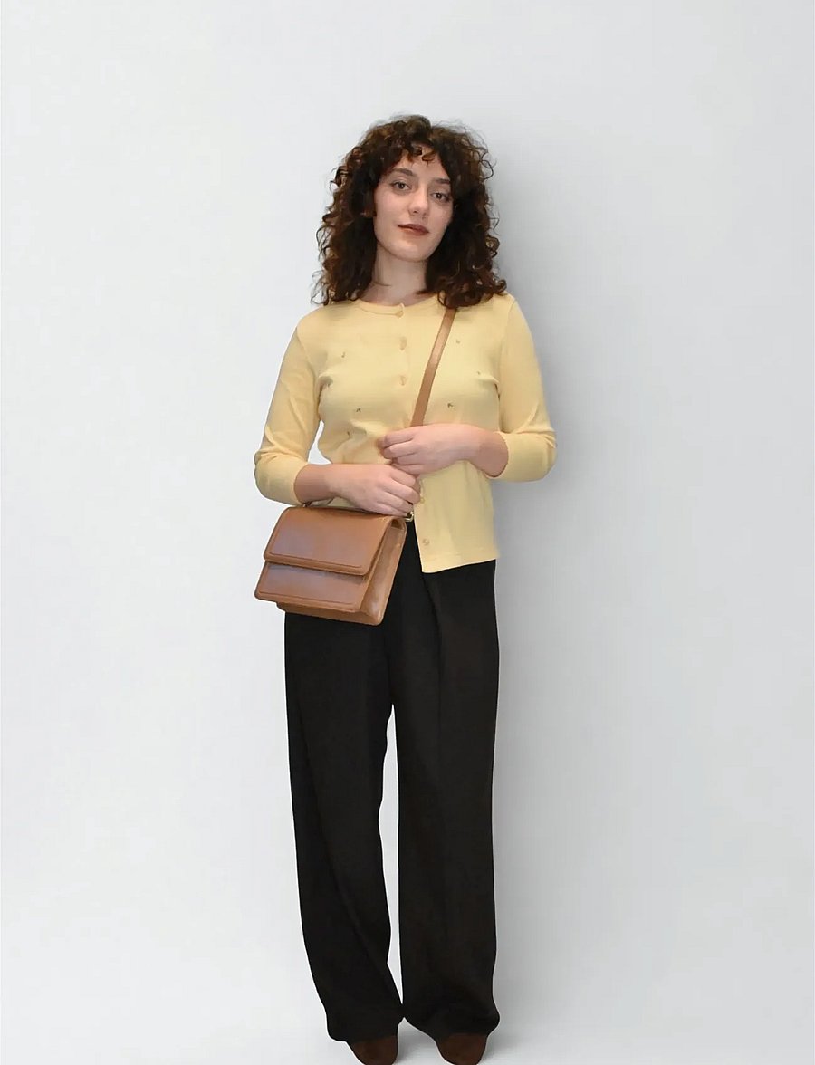HVISK - CALLIE GLOSSY STRUCTURE - alltags-style - 495 mocha - 4