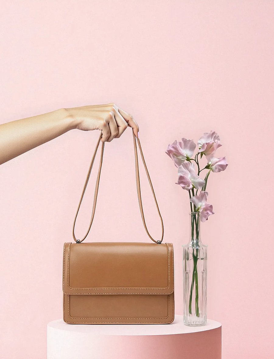 HVISK - CALLIE GLOSSY STRUCTURE - alltags-style - 495 mocha - 5