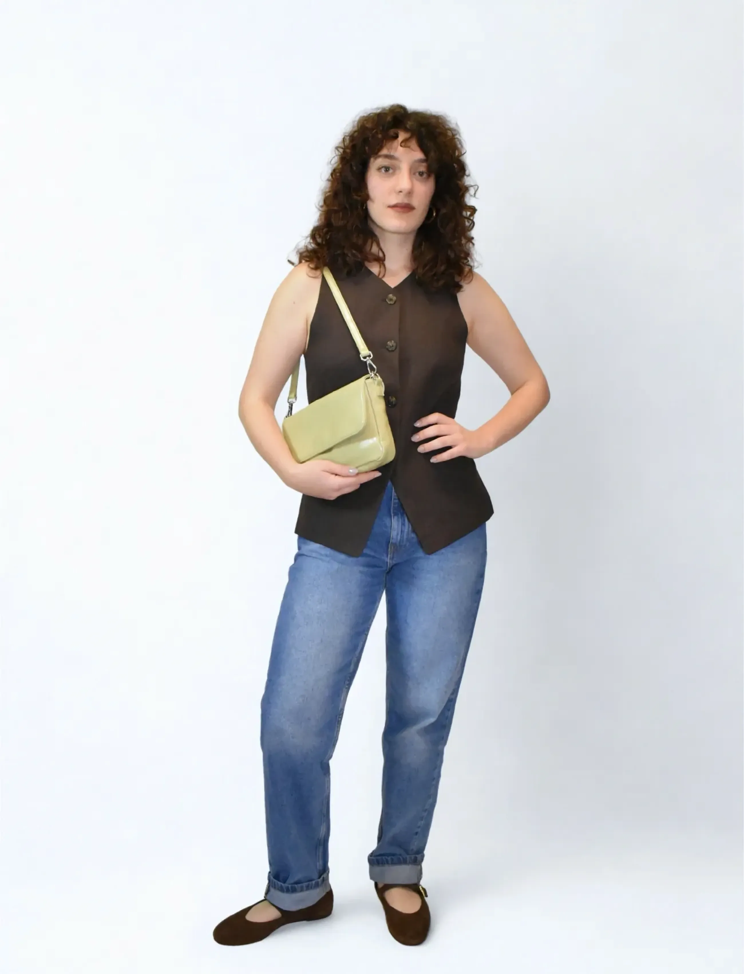 HVISK - KAYA GLOSSY STRUCTURE - festmode zu outlet-preisen - 492 matcha green - 4