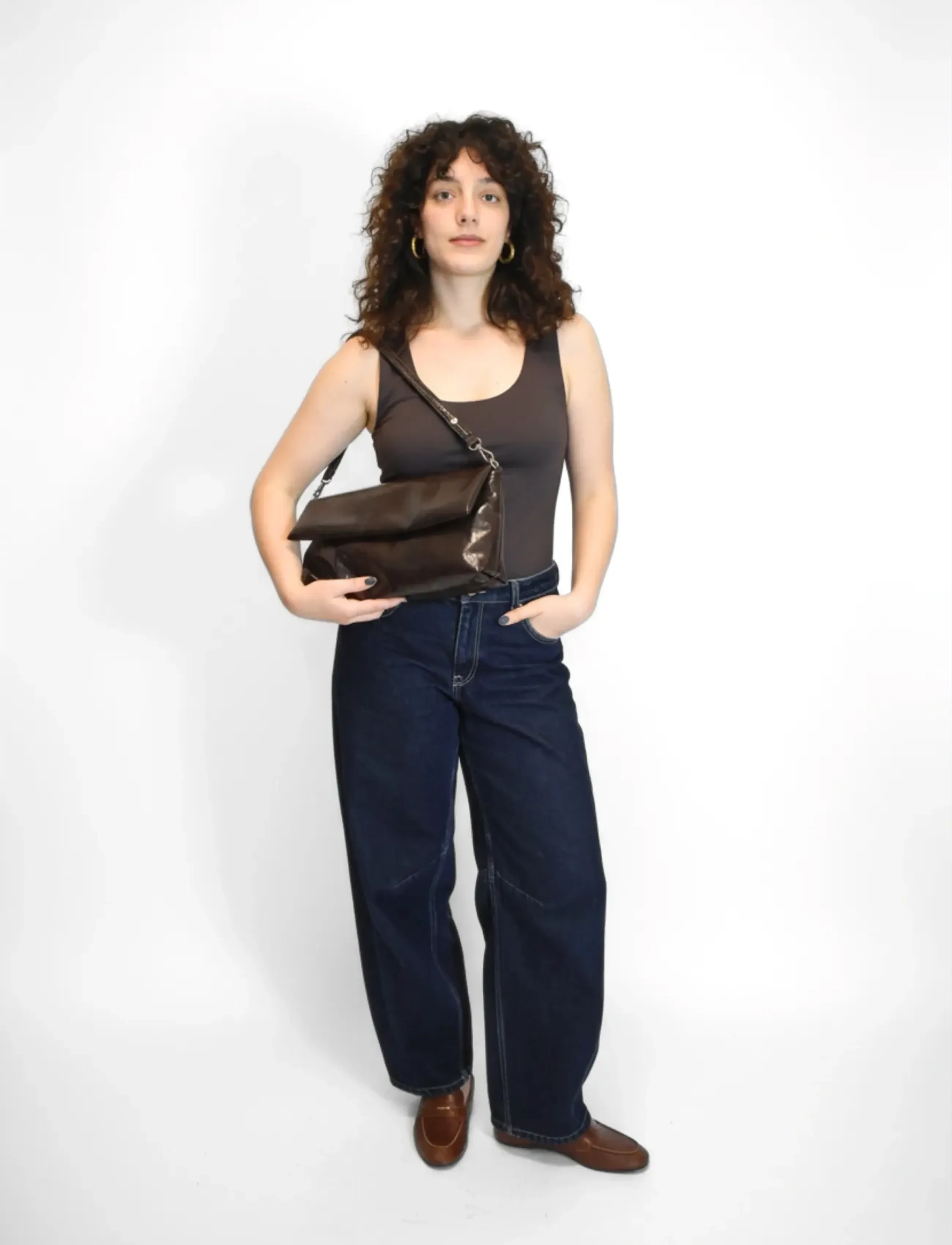 HVISK - ARLENE GLOSSY STRUCTURE - hverdags stil - 496 cocoa - 3