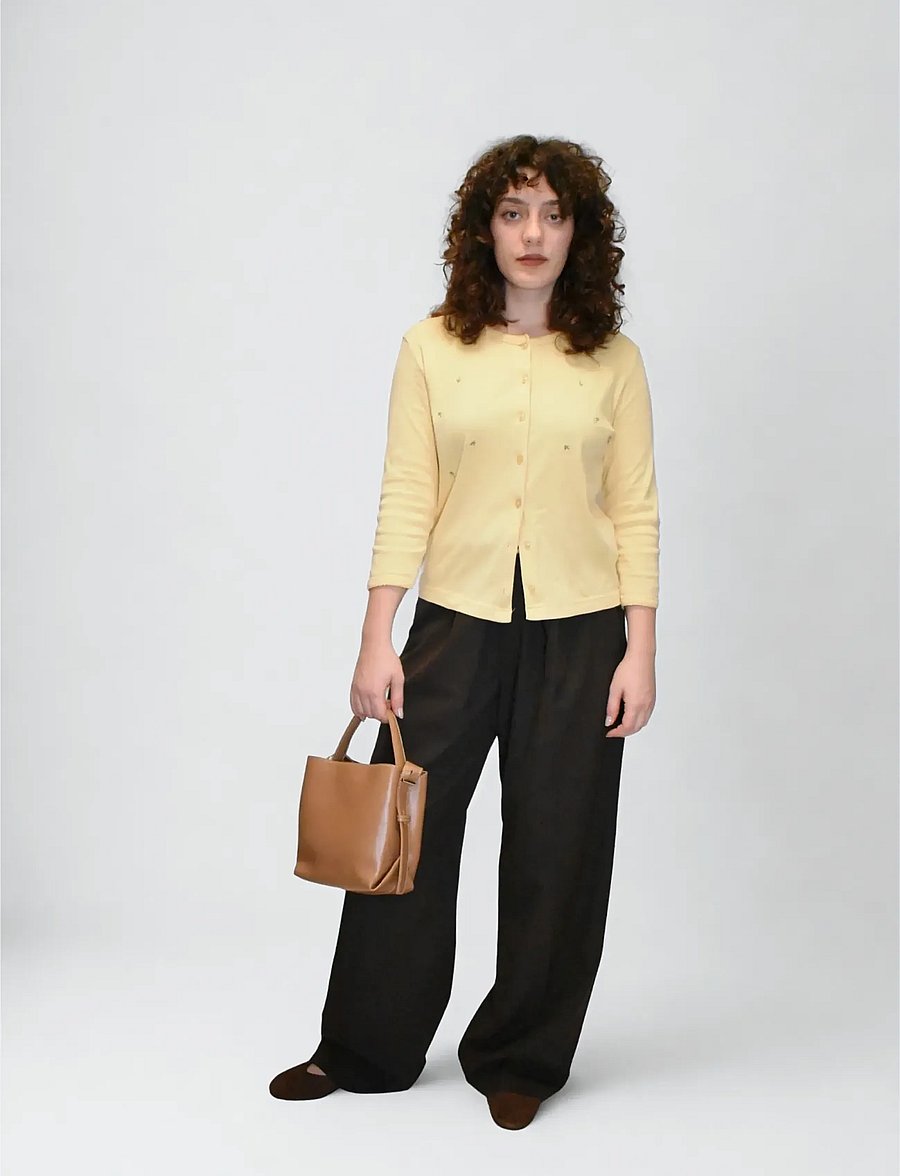 HVISK - MOLLY GLOSSY STRUCTURE - alltags-style - 495 mocha - 0