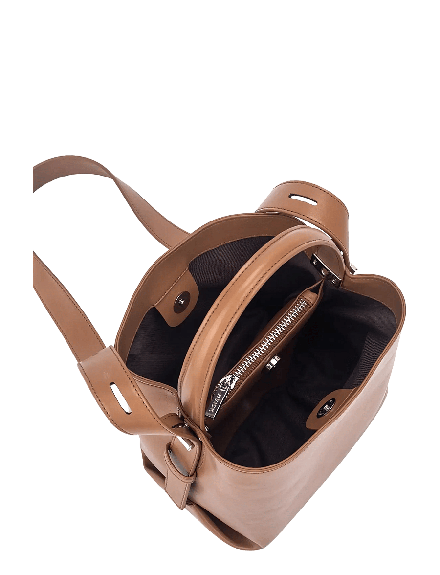 HVISK - MOLLY GLOSSY STRUCTURE - alltags-style - 495 mocha - 3