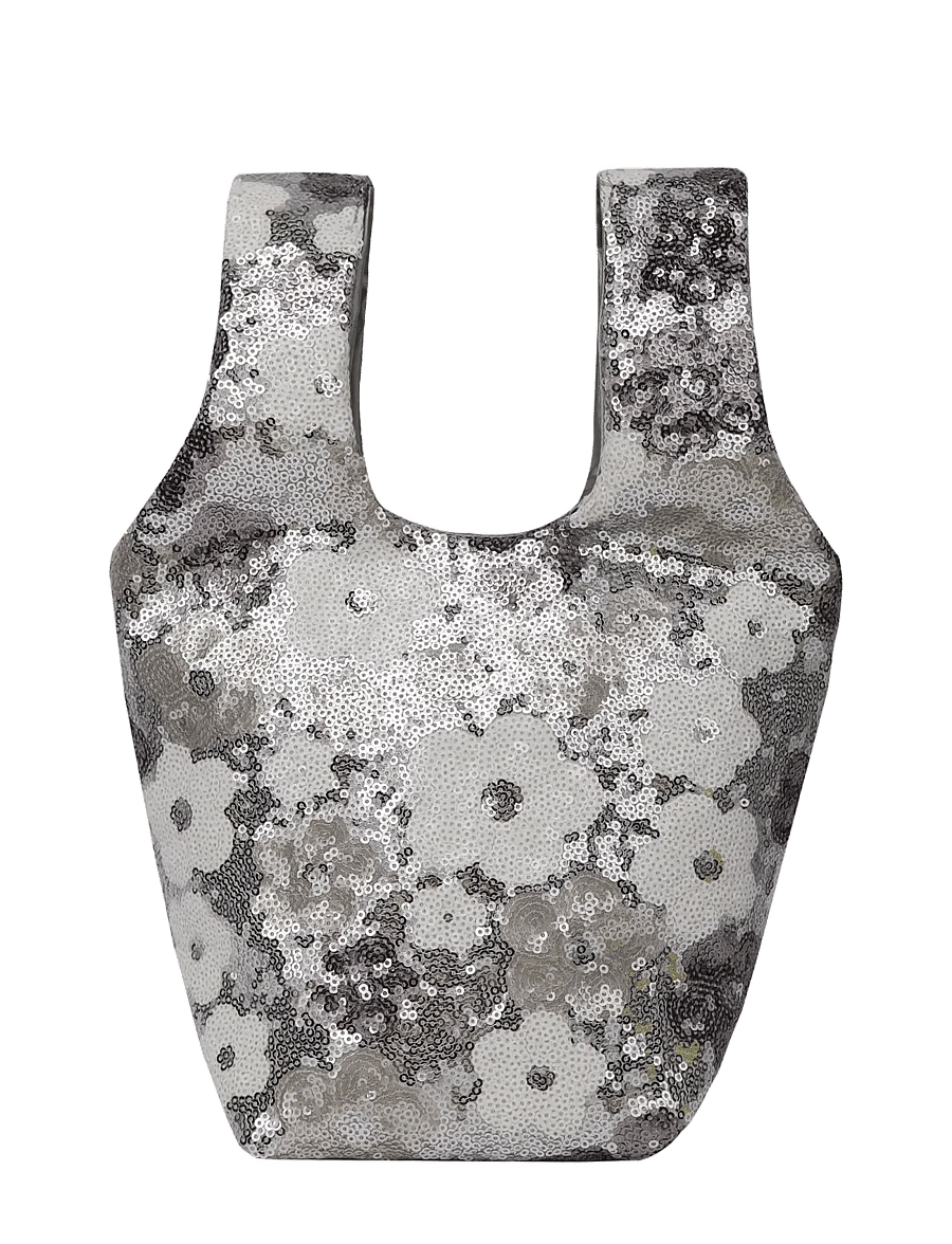 HVISK - LUMA SEQUINS - hverdagsstil - 498 silver bloom - 1