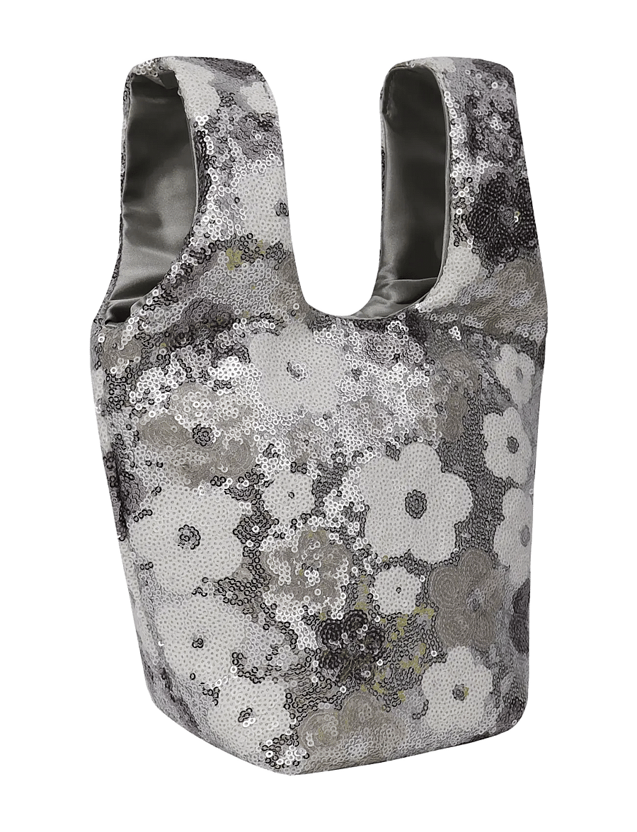 HVISK - LUMA SEQUINS - hverdagsstil - 498 silver bloom - 2