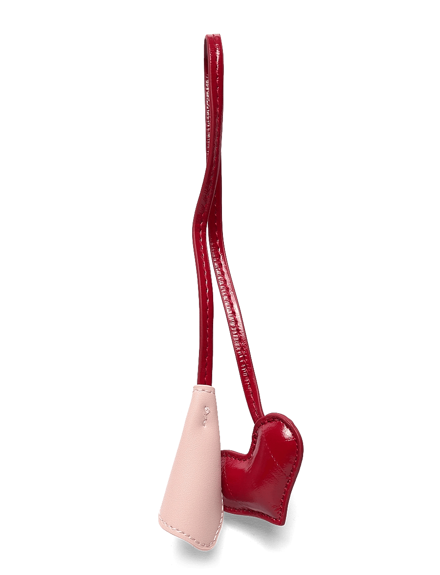HVISK - FLOWER-HEART CHARM - key rings & bag charms - 494 scarlet red - 0