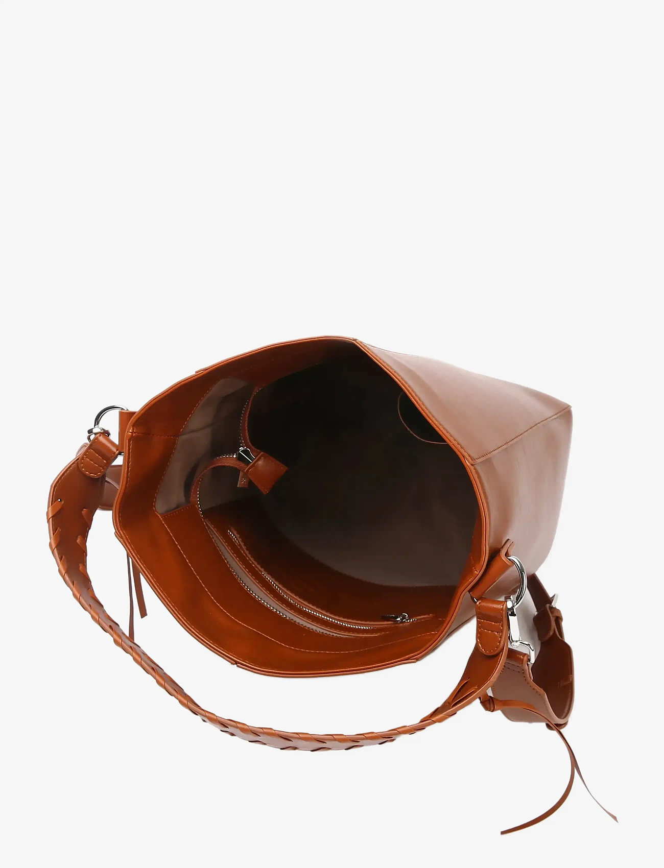 HVISK - CASSET GLOSSY STRUCTURE - bucket bags - brown amber - 3