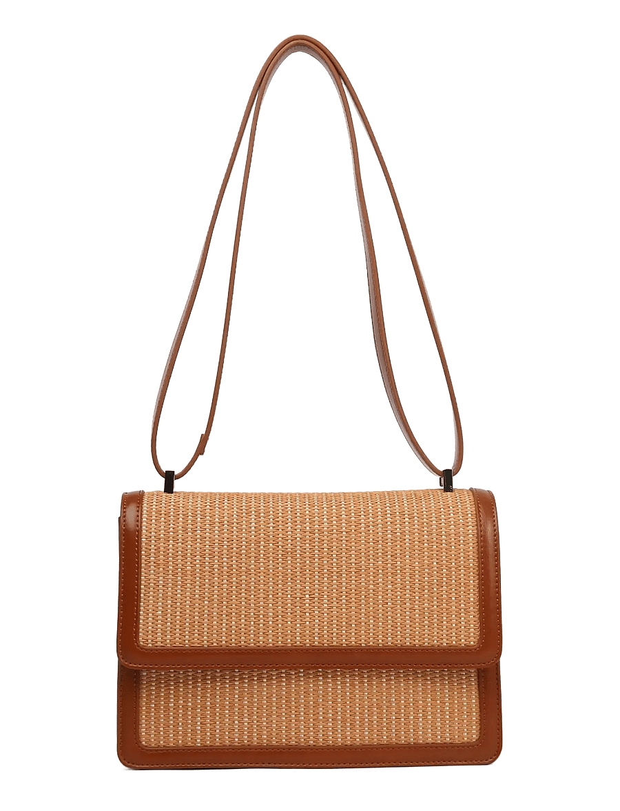 HVISK - CALLIE RAFFIA STRUCTURE - torebki crossbody - desert - 1