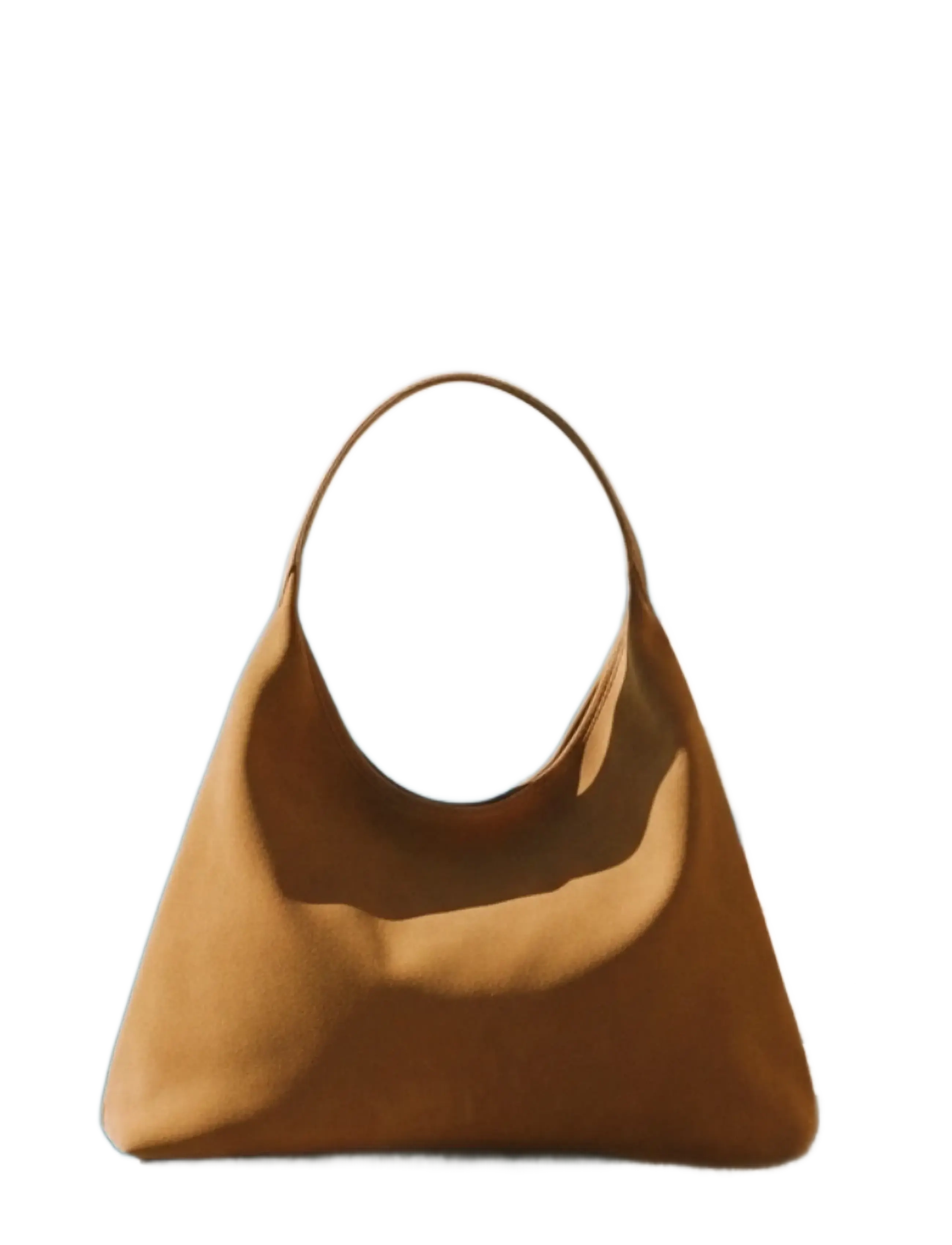 HVISK - LOLA BRUSH STRUCTURE - torby tote - cognac - 4