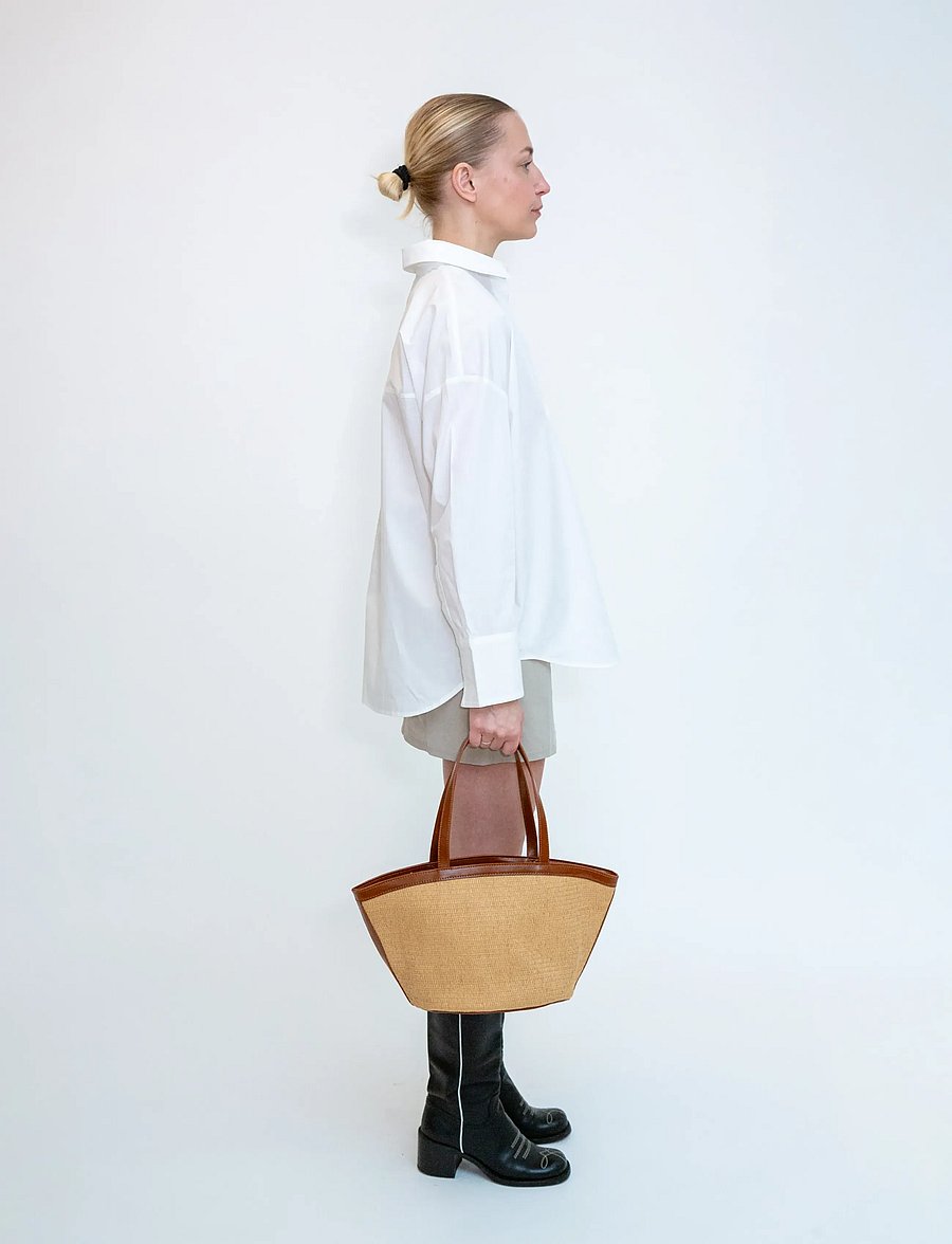 HVISK - BEA RAFFIA STRUCTURE - shoppere - desert - 4