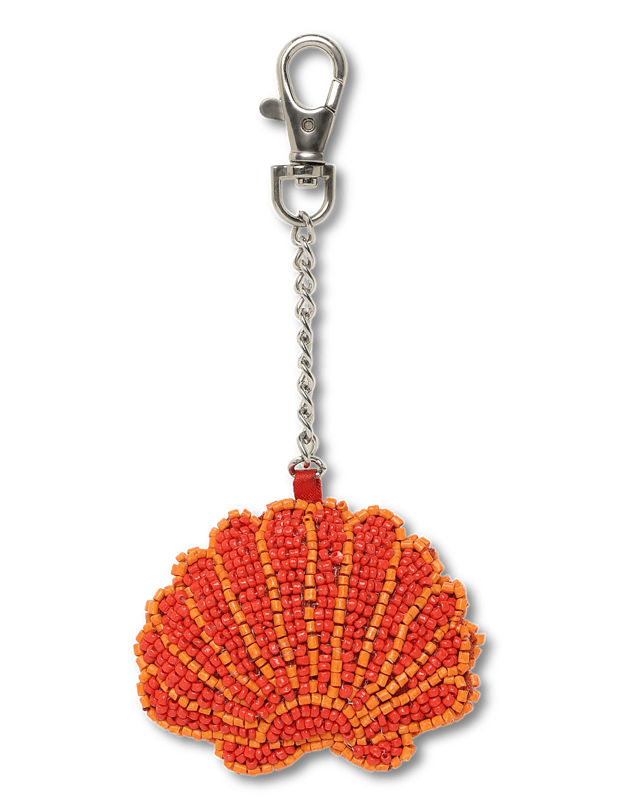 HVISK - SHELL CHARM BEADED - clementine - 0
