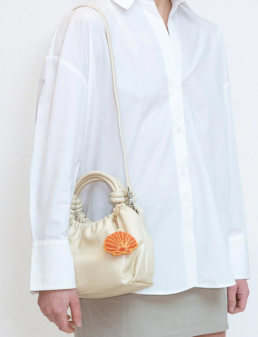 HVISK - SHELL CHARM BEADED - schlüsselanhänger & taschenanhänger - clementine - 3