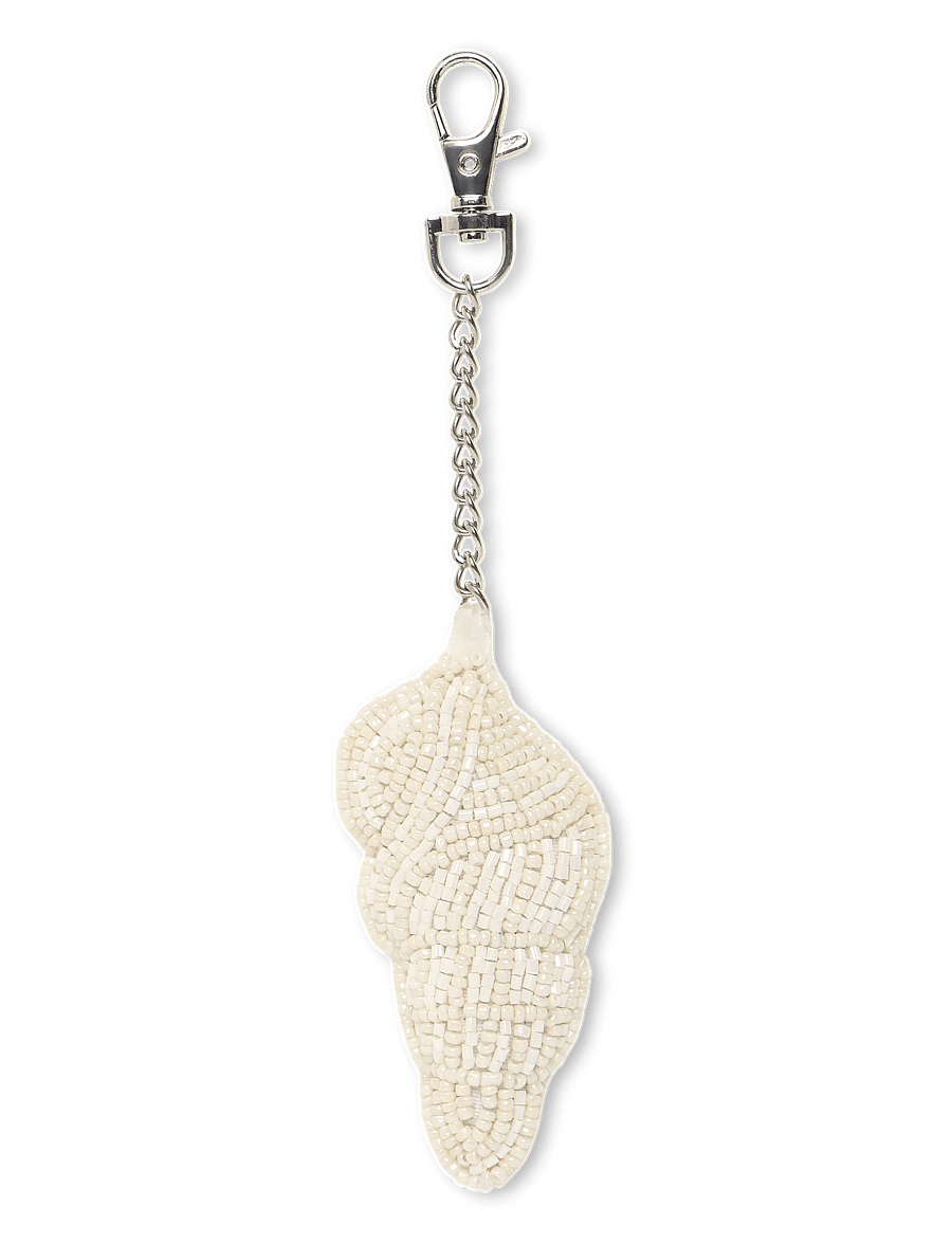 HVISK - SEASHELL CHARM BEADED - schlüsselanhänger & taschenanhänger - pearl - 0