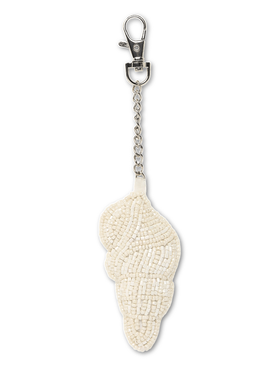 HVISK - SEASHELL CHARM BEADED - schlüsselanhänger & taschenanhänger - pearl - 1