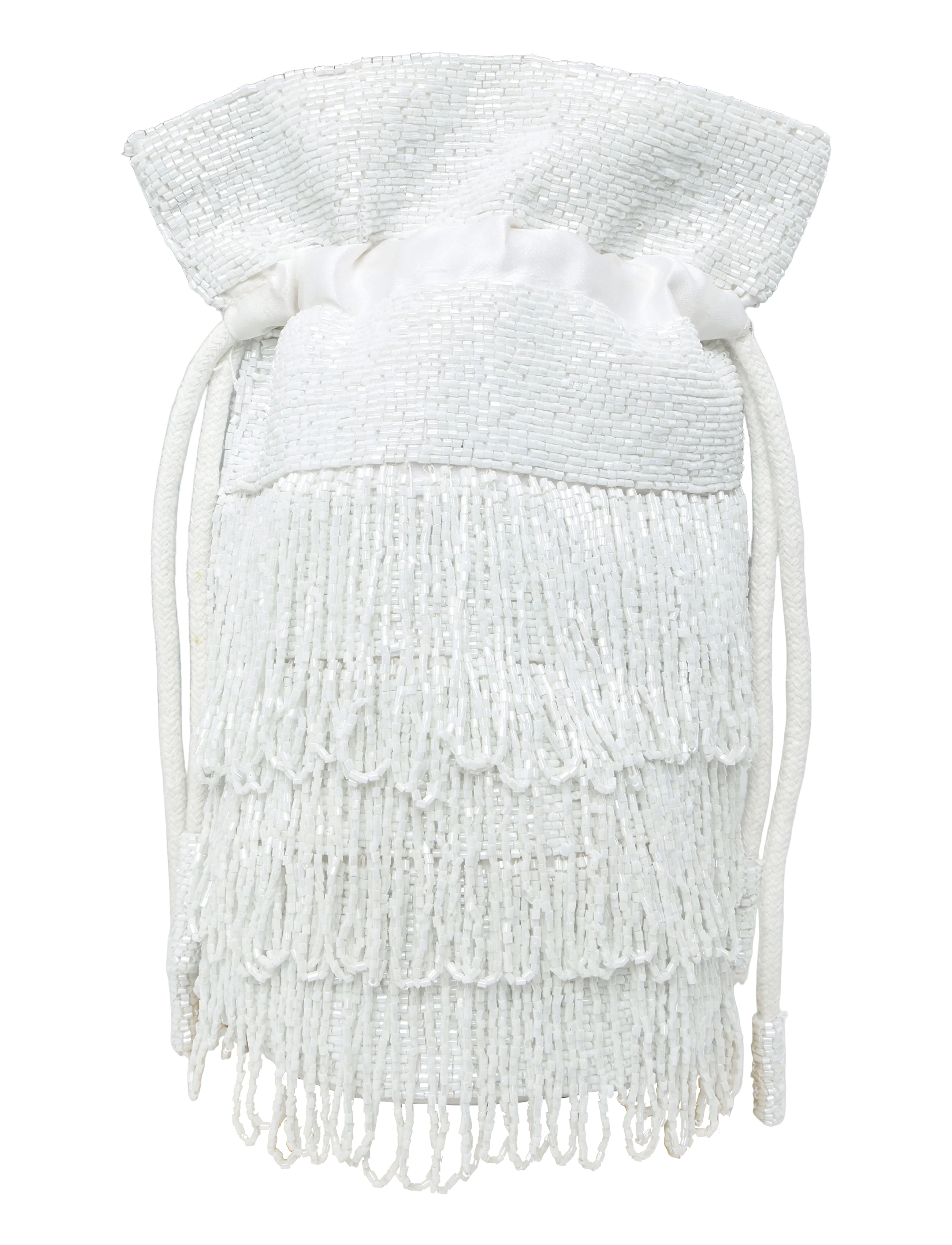 HVISK - MIRA POUCH BEADED - pearl - 2