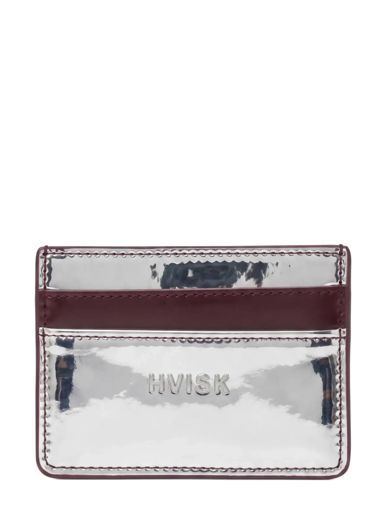 HVISK CARDHOLDER MIRROR GLOSS - Kotid - SILVER MAROON / silver