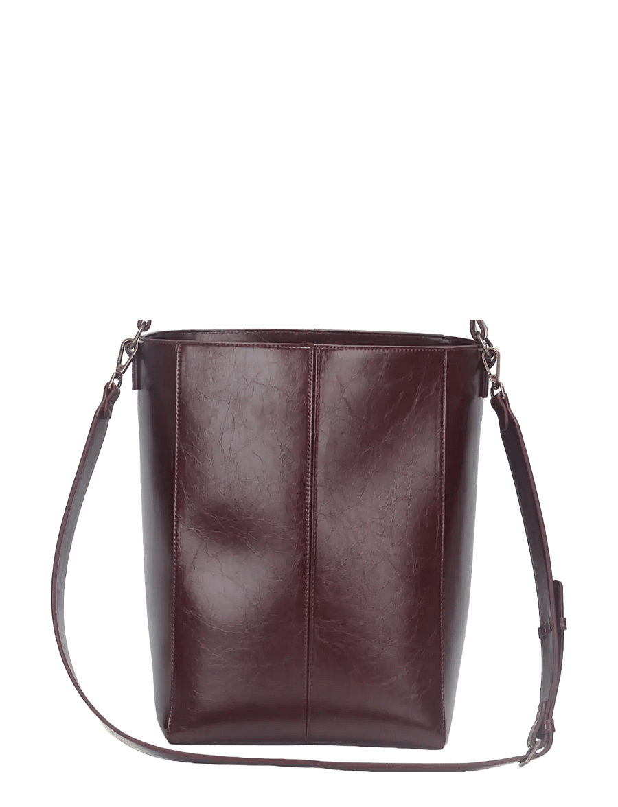 HVISK - CASSET RAW STRUCTURE - beuteltaschen - deep burgundy - 2