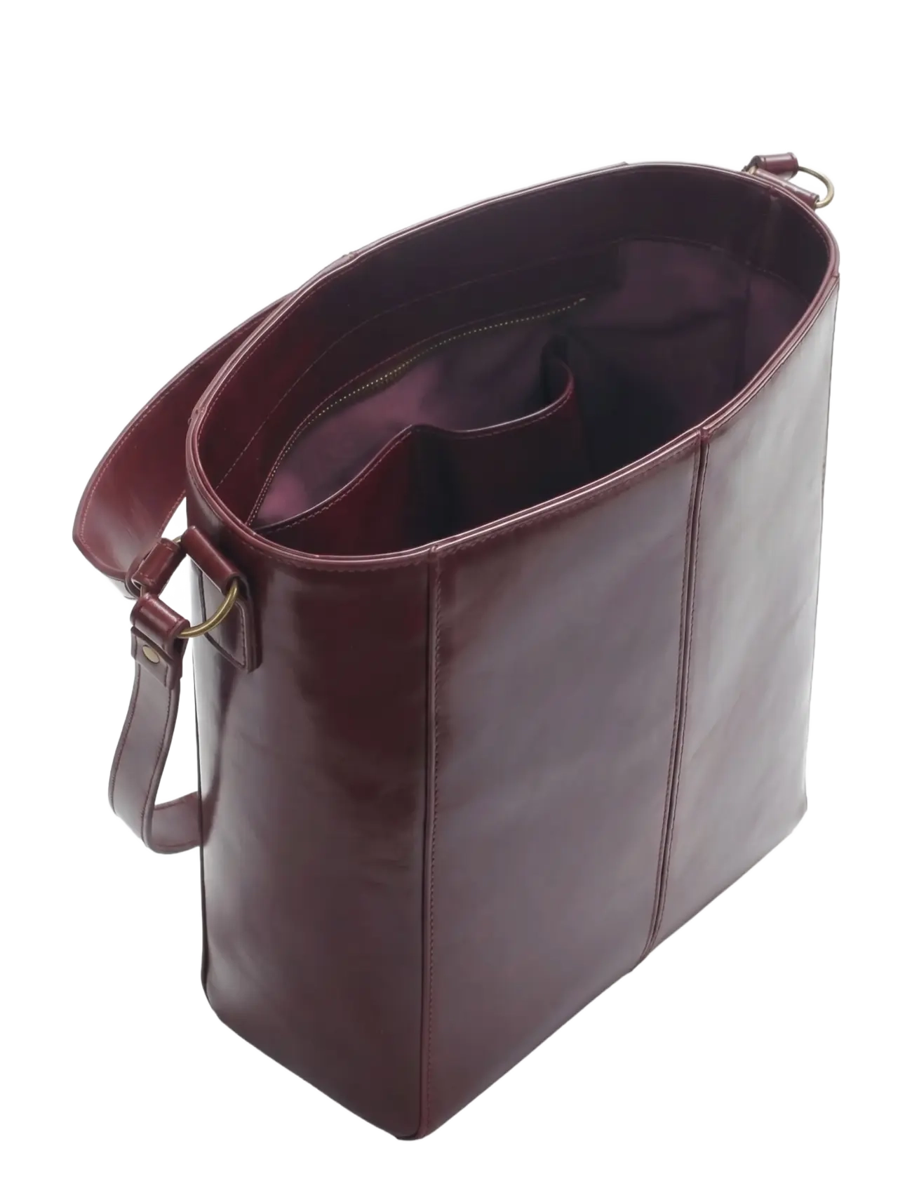 HVISK - CASSET RAW STRUCTURE - beuteltaschen - deep burgundy - 3