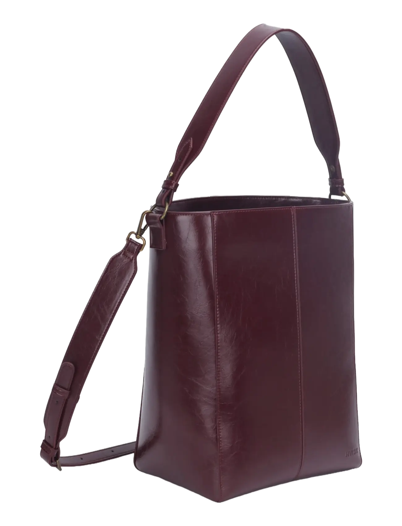 HVISK - CASSET RAW STRUCTURE - beuteltaschen - deep burgundy - 4