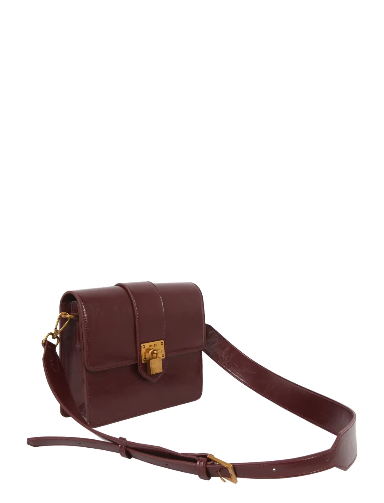 HVISK - CAYMAN RAW STRUCTURE PADLOCK - deep burgundy - 3