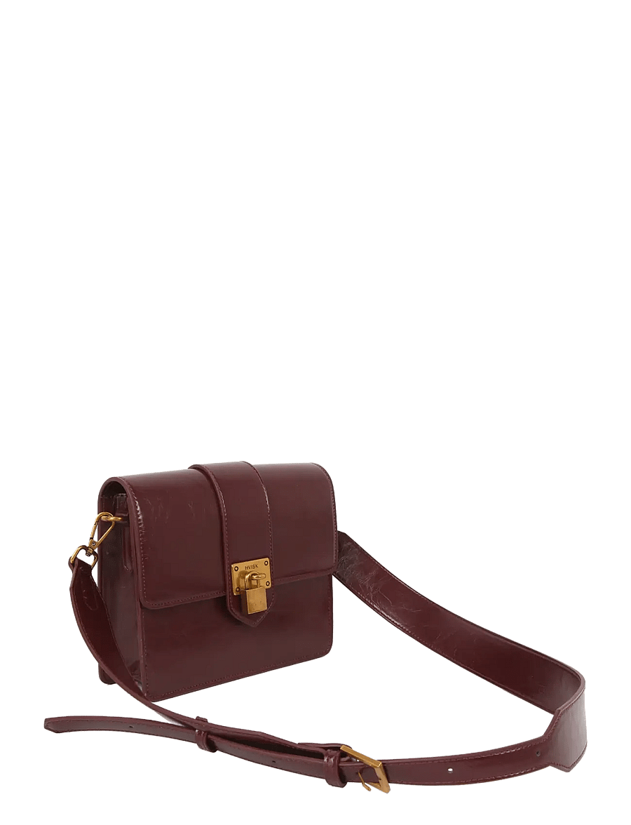 HVISK - CAYMAN RAW STRUCTURE PADLOCK - deep burgundy - 3