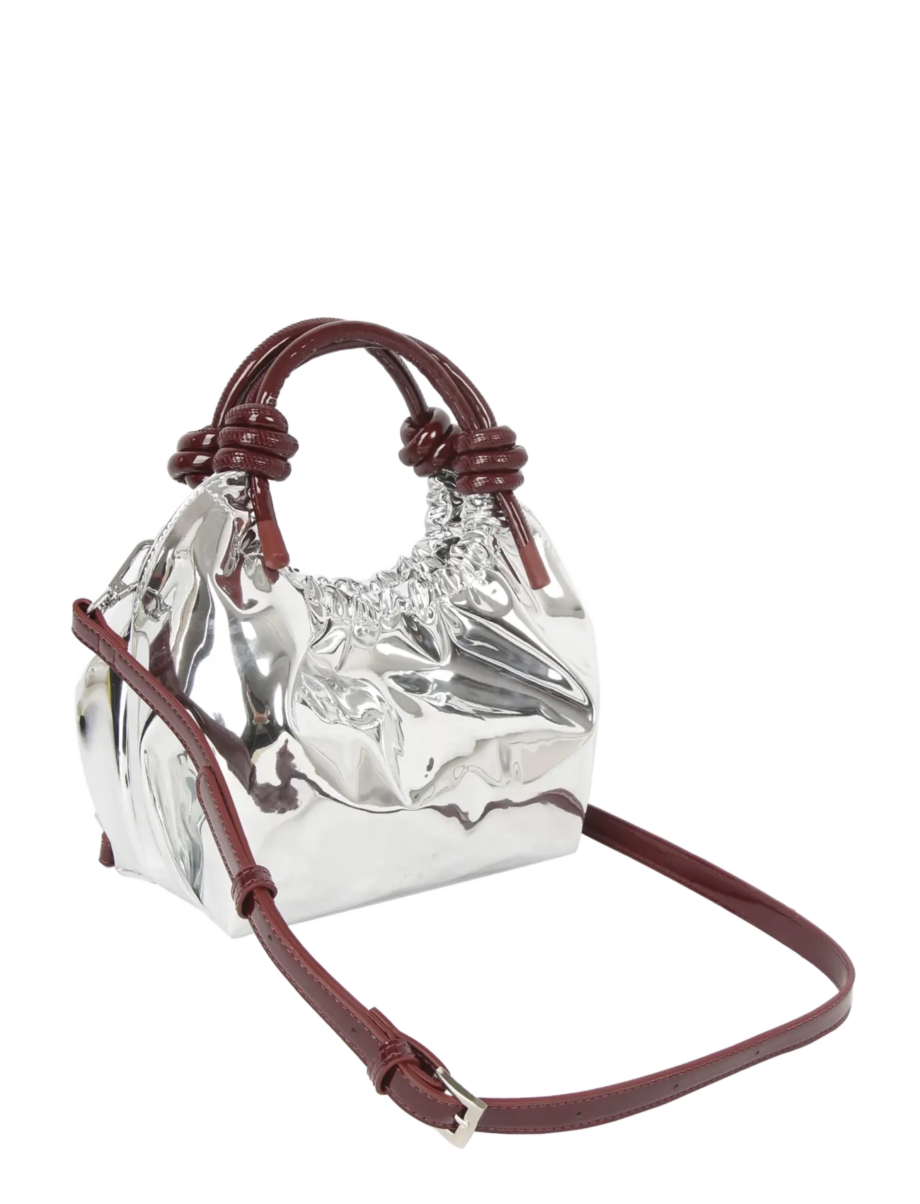 HVISK - JOLLY MIRROR GLOSS STRUCTURE - silver maroon - 3