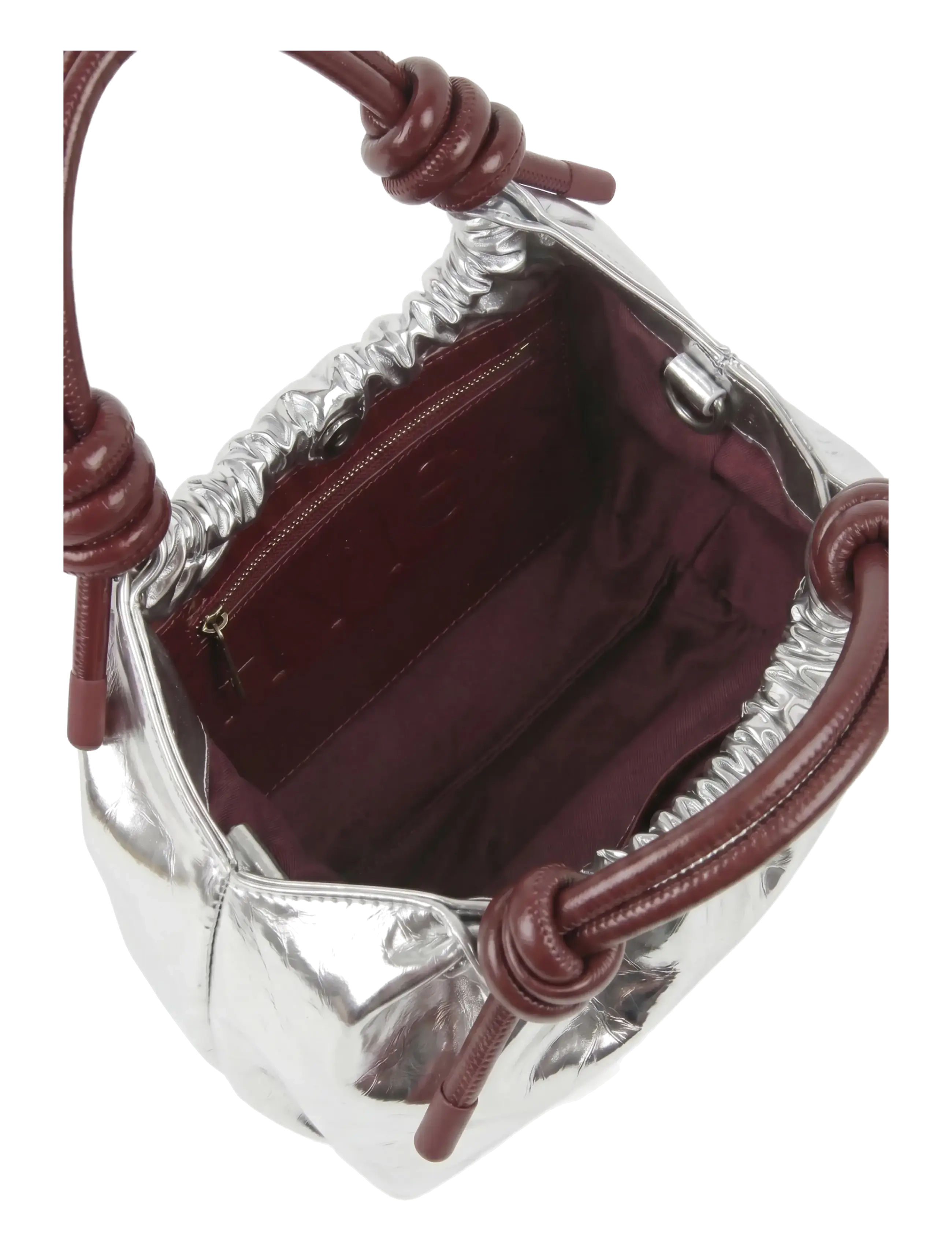 HVISK - JOLLY MIRROR GLOSS STRUCTURE - silver maroon - 4