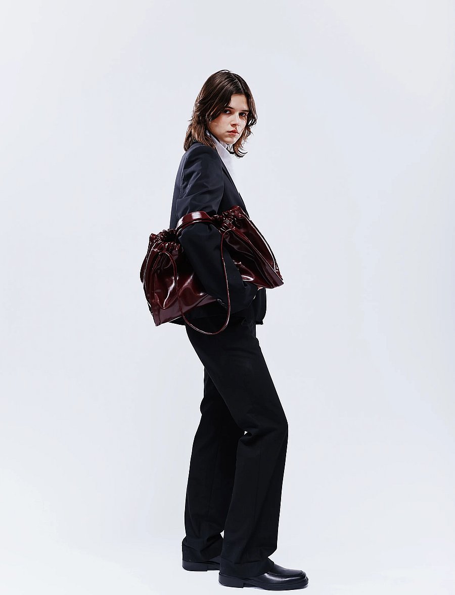 HVISK - SAGE MEDIUM RAW STRUCTURE - deep burgundy - 0