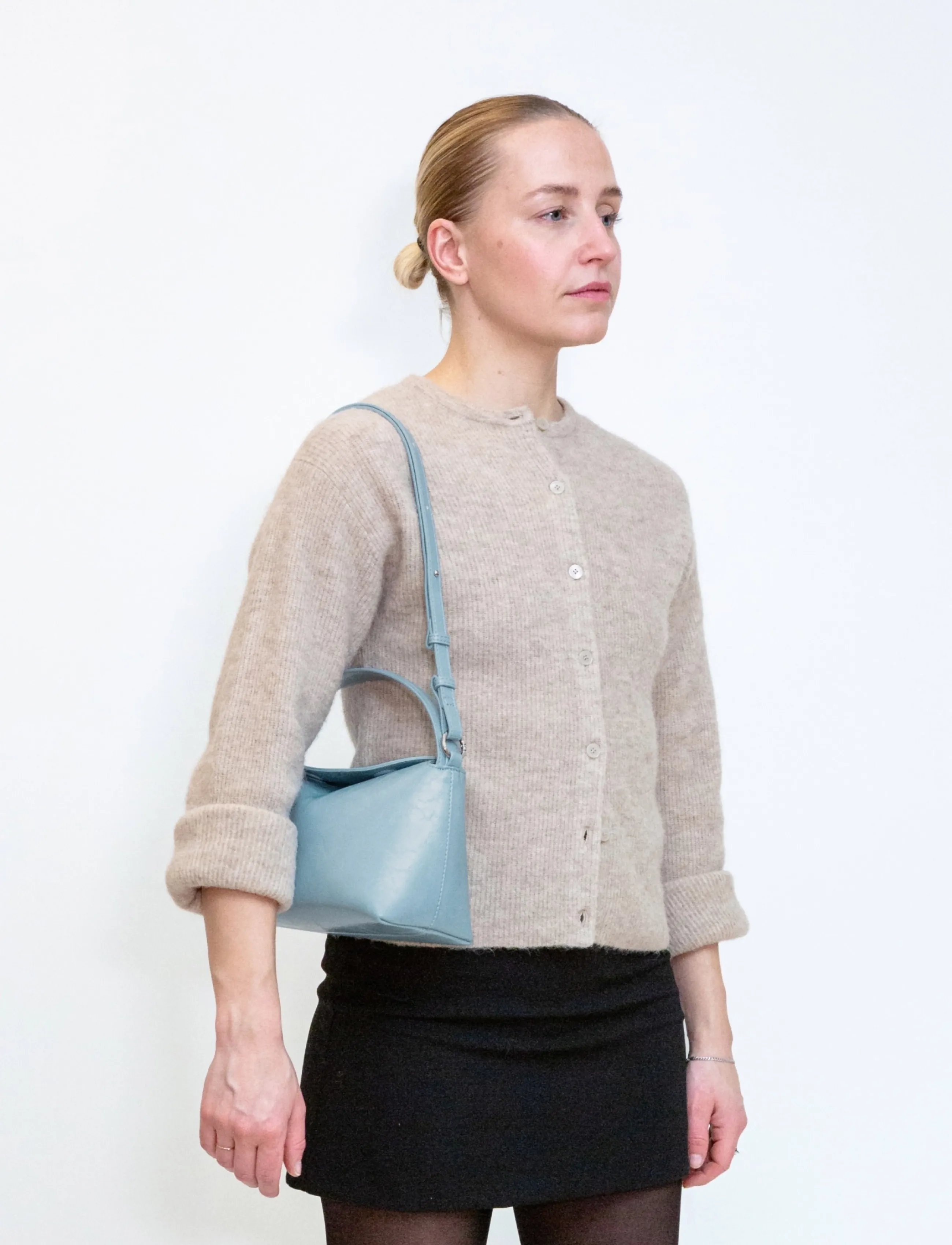 HVISK - NOTE RAW STRUCTURE - crossbody bags - dusk blue - 5