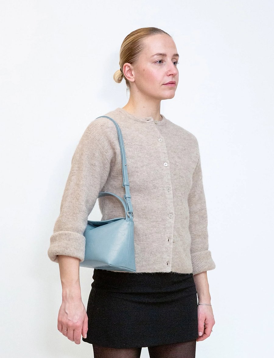 HVISK - NOTE RAW STRUCTURE - crossbody bags - dusk blue - 5