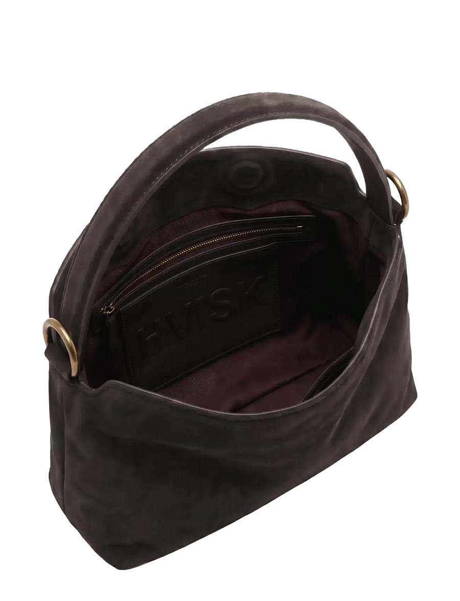 HVISK - NOTE BRUSH STRUCTURE - umhängetaschen - umber brown - 5