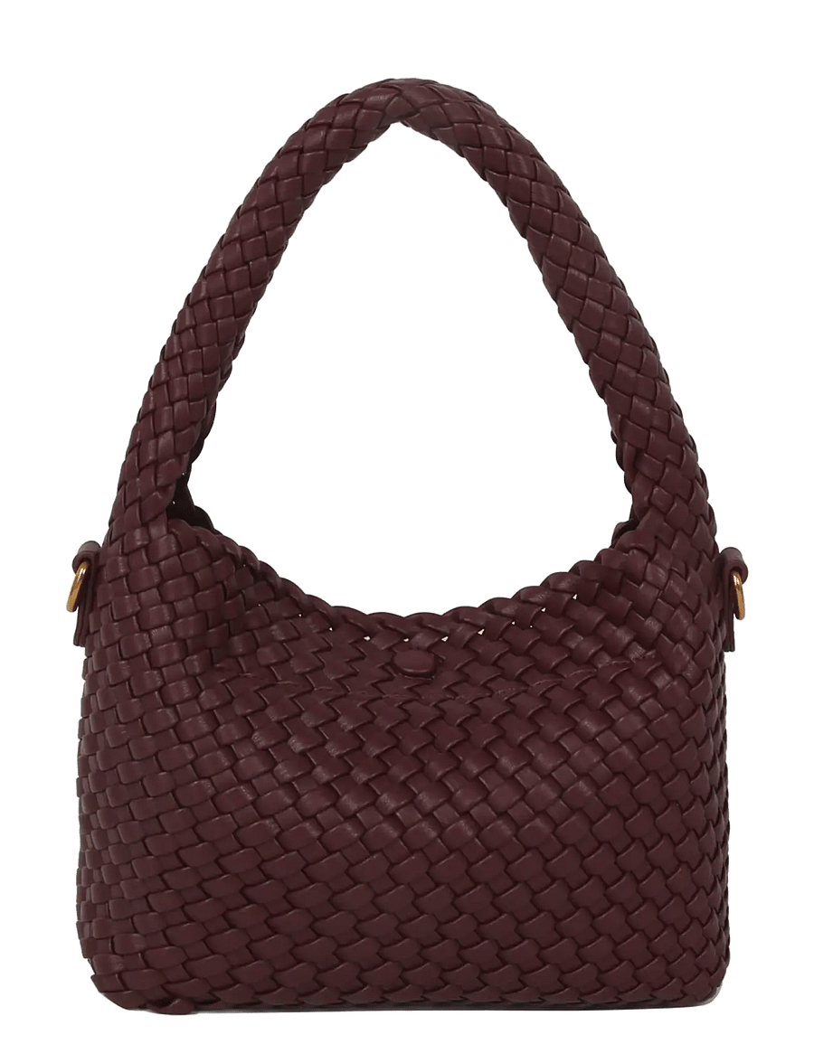 HVISK - TWIST BRAIDED SOFT STRUCTURE - deep burgundy - 1