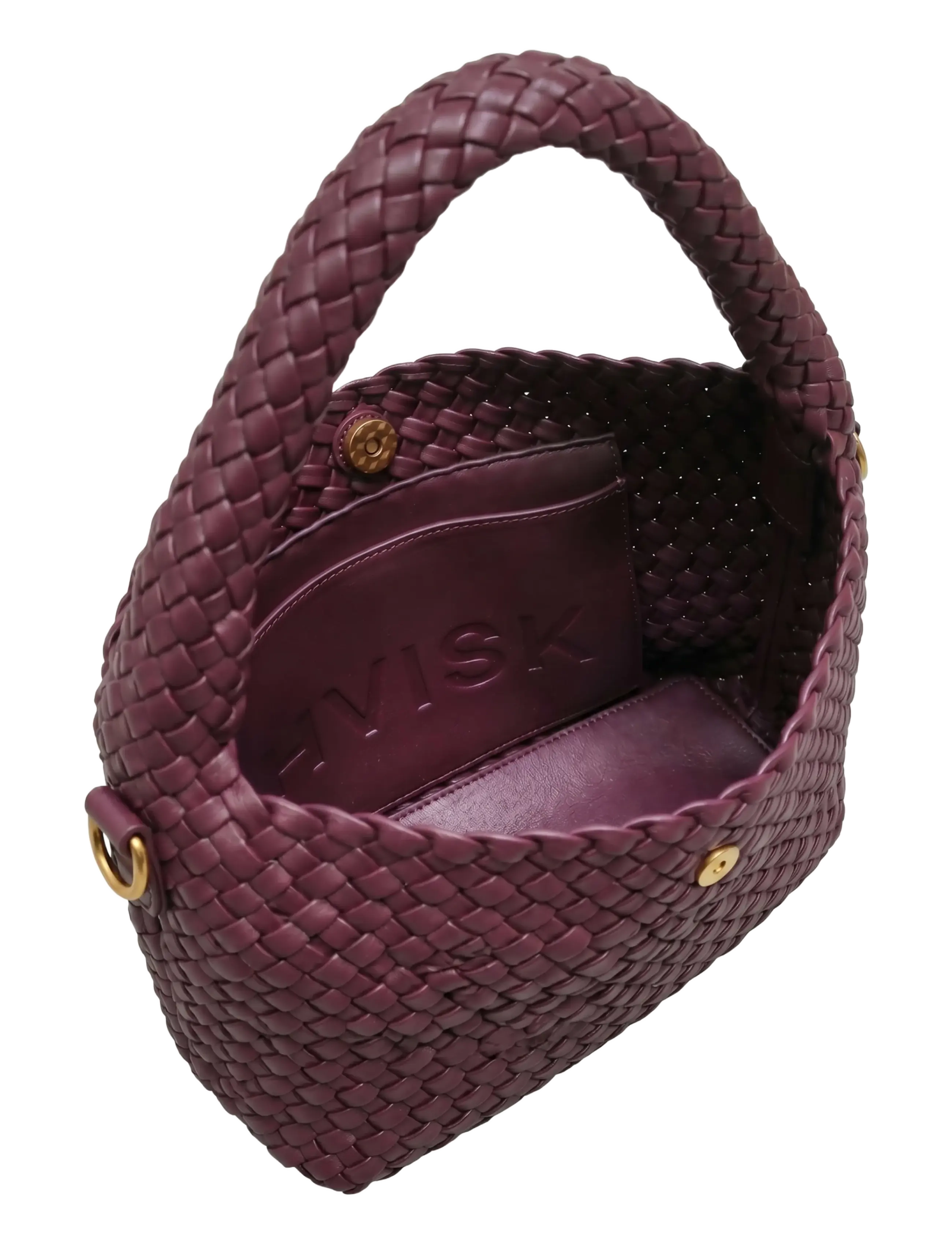HVISK - TWIST BRAIDED SOFT STRUCTURE - deep burgundy - 3