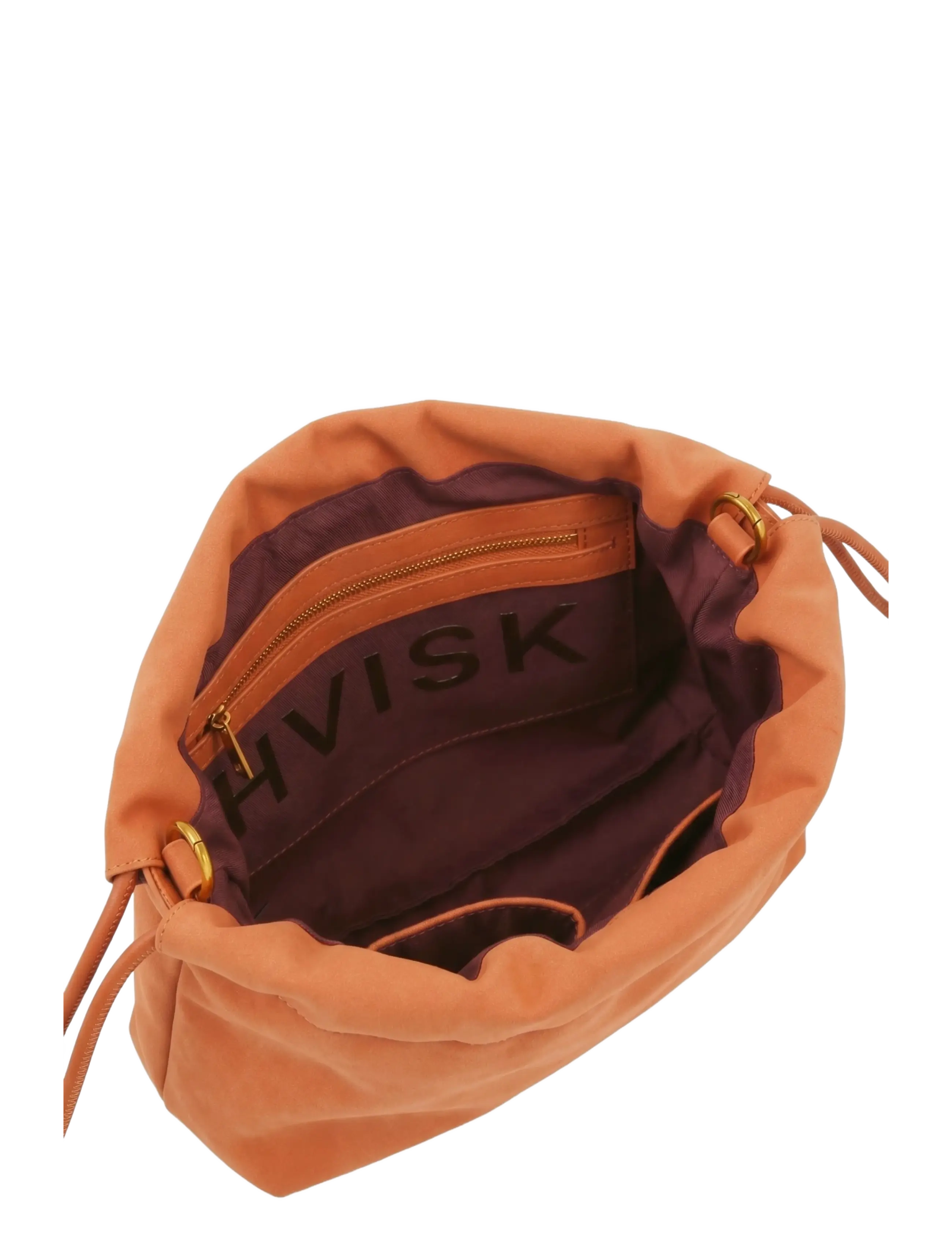 HVISK - ARCANE BRUSH STRUCTURE - crossbody bags - terracotta - 3