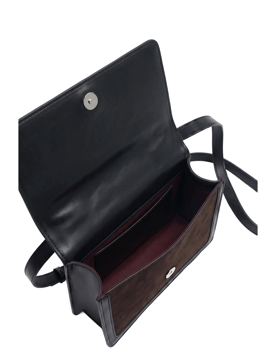 HVISK - CALLIE BRUSH STRUCTURE MIX - umhängetaschen - umber brown / black - 4