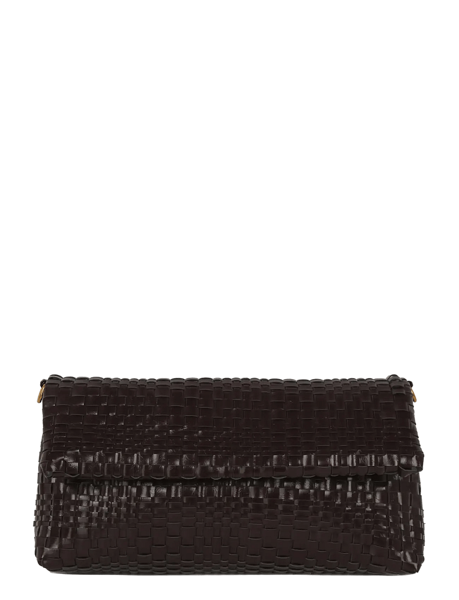 HVISK - ARLENE BRAIDED RAW STRUCTURE - umber brown - 1