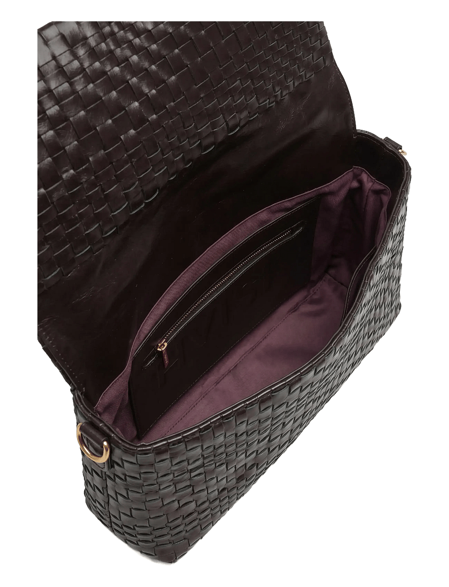 HVISK - ARLENE BRAIDED RAW STRUCTURE - umber brown - 4