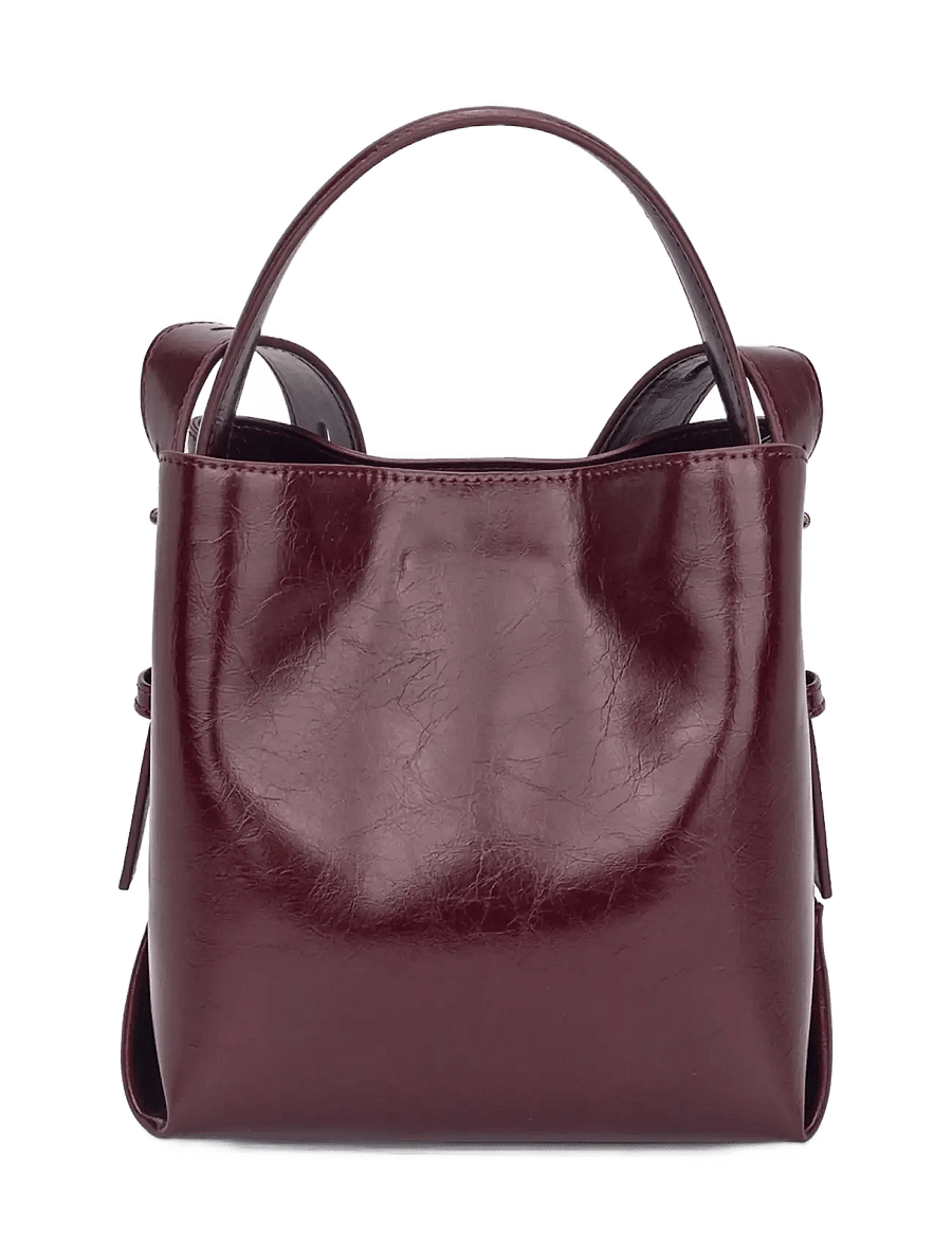 HVISK - MOLLY RAW STRUCTURE - umhängetaschen - deep burgundy - 1