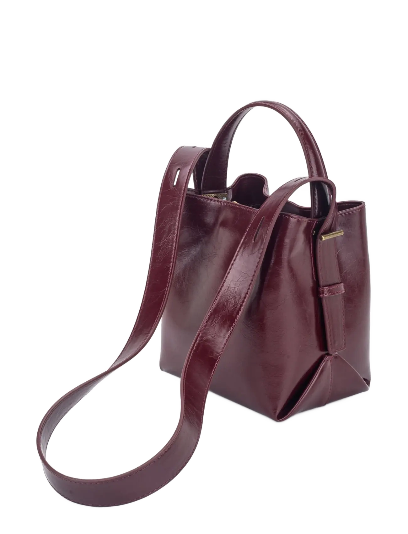 HVISK - MOLLY RAW STRUCTURE - umhängetaschen - deep burgundy - 2