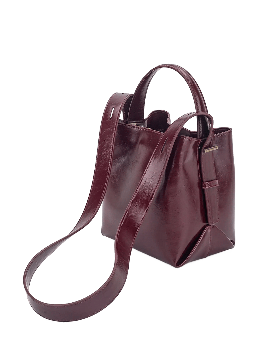 HVISK - MOLLY RAW STRUCTURE - umhängetaschen - deep burgundy - 2