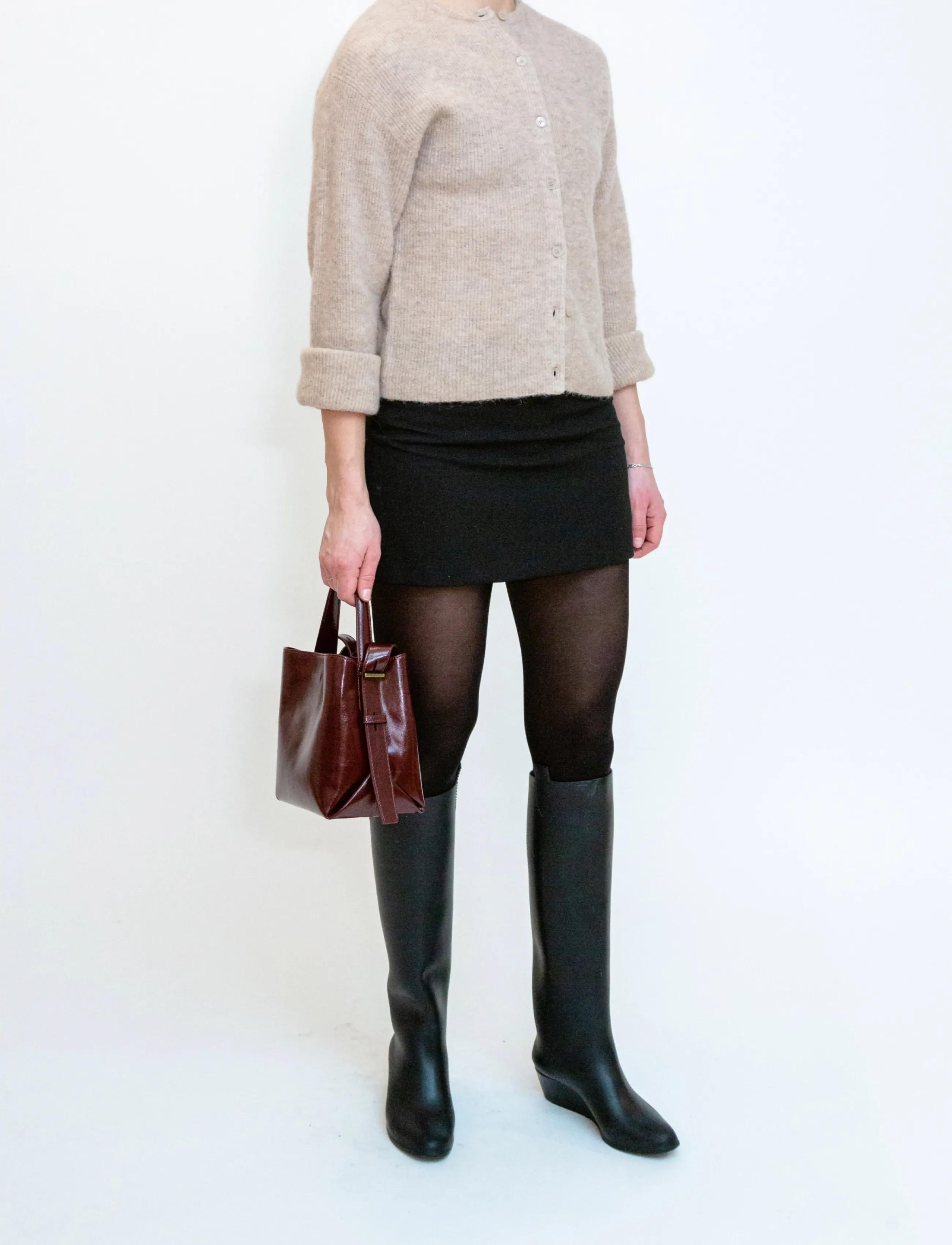 HVISK - MOLLY RAW STRUCTURE - umhängetaschen - deep burgundy - 5