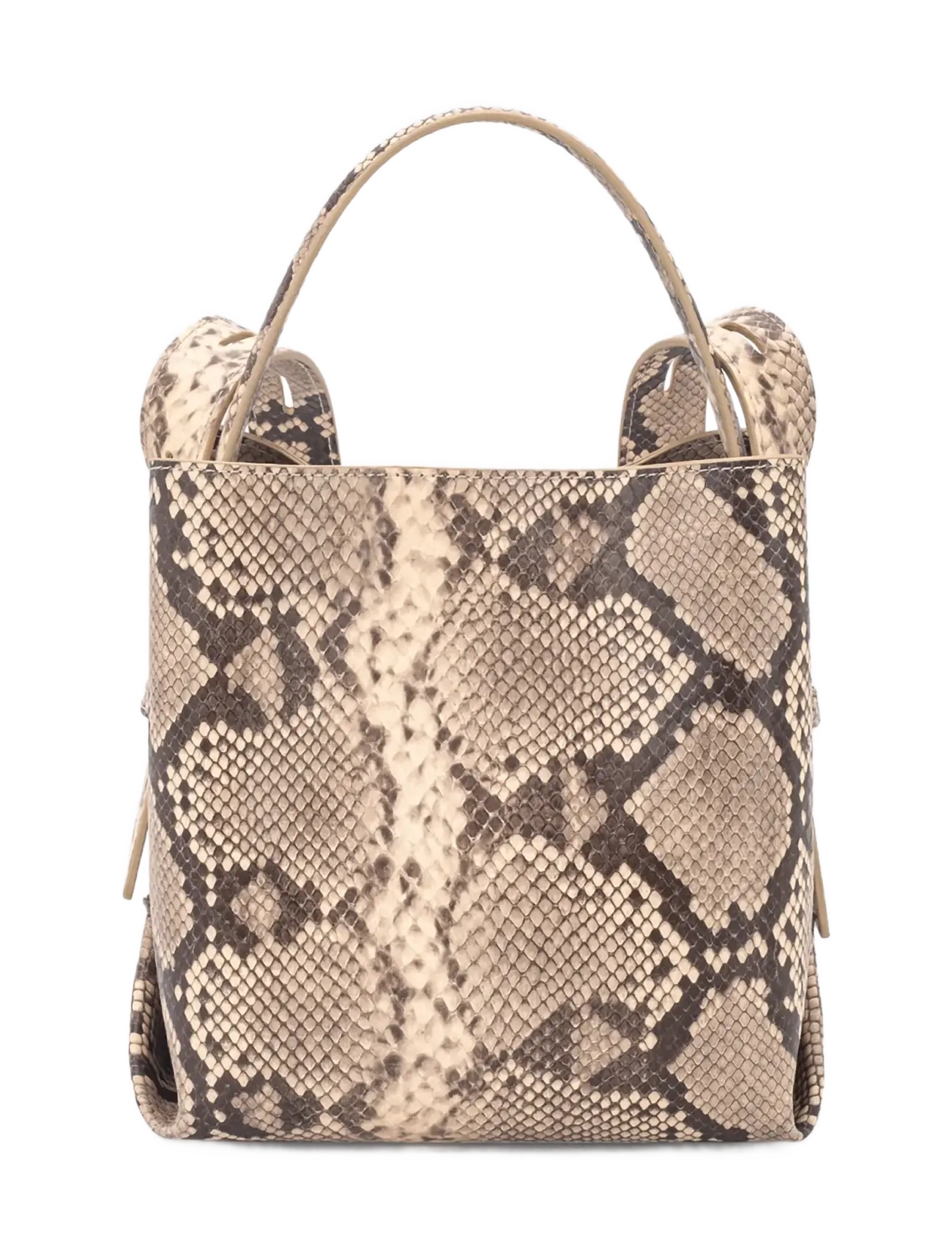 HVISK MOLLY SCALY STRUCTURE - Bucket Bags - IVORY / cream
