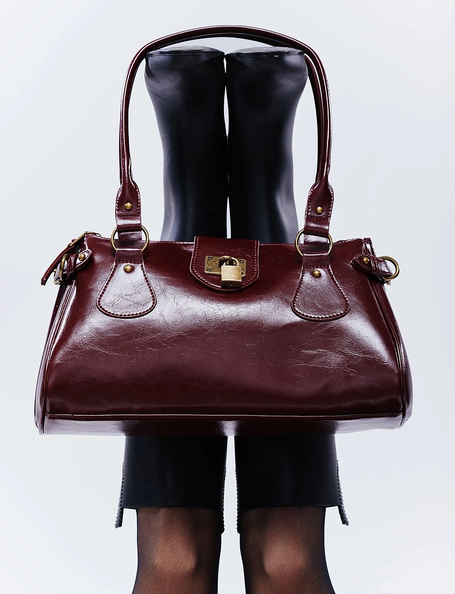 HVISK - ISABELLA RAW STRUCTURE - deep burgundy - 0
