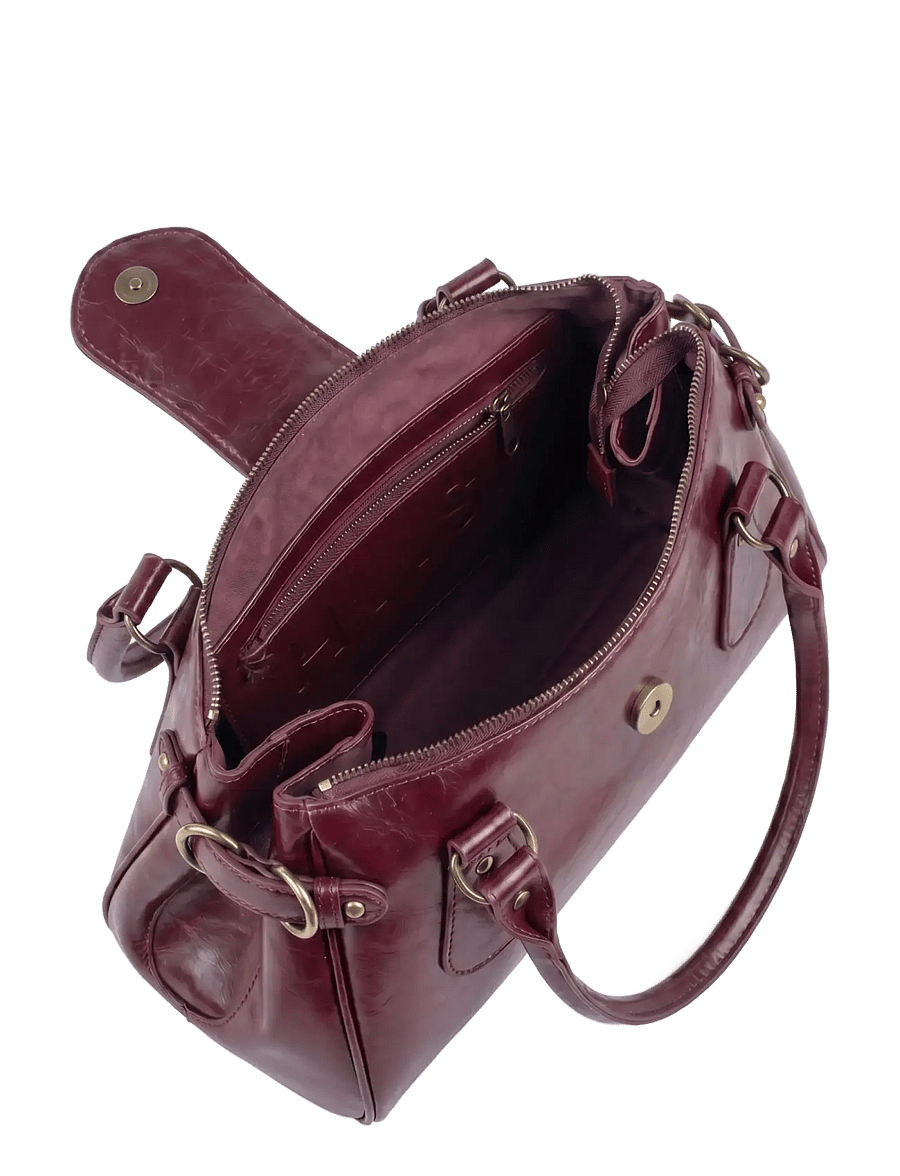 HVISK - ISABELLA RAW STRUCTURE - deep burgundy - 5